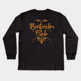 Bartender Club Kids Long Sleeve T-Shirt